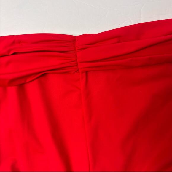 LA BLANCA RED WOMEN HIGH WAISTED SWIMMING BIKINI BOTTOM US 14 BRAND NEW - Picture 4 of 6